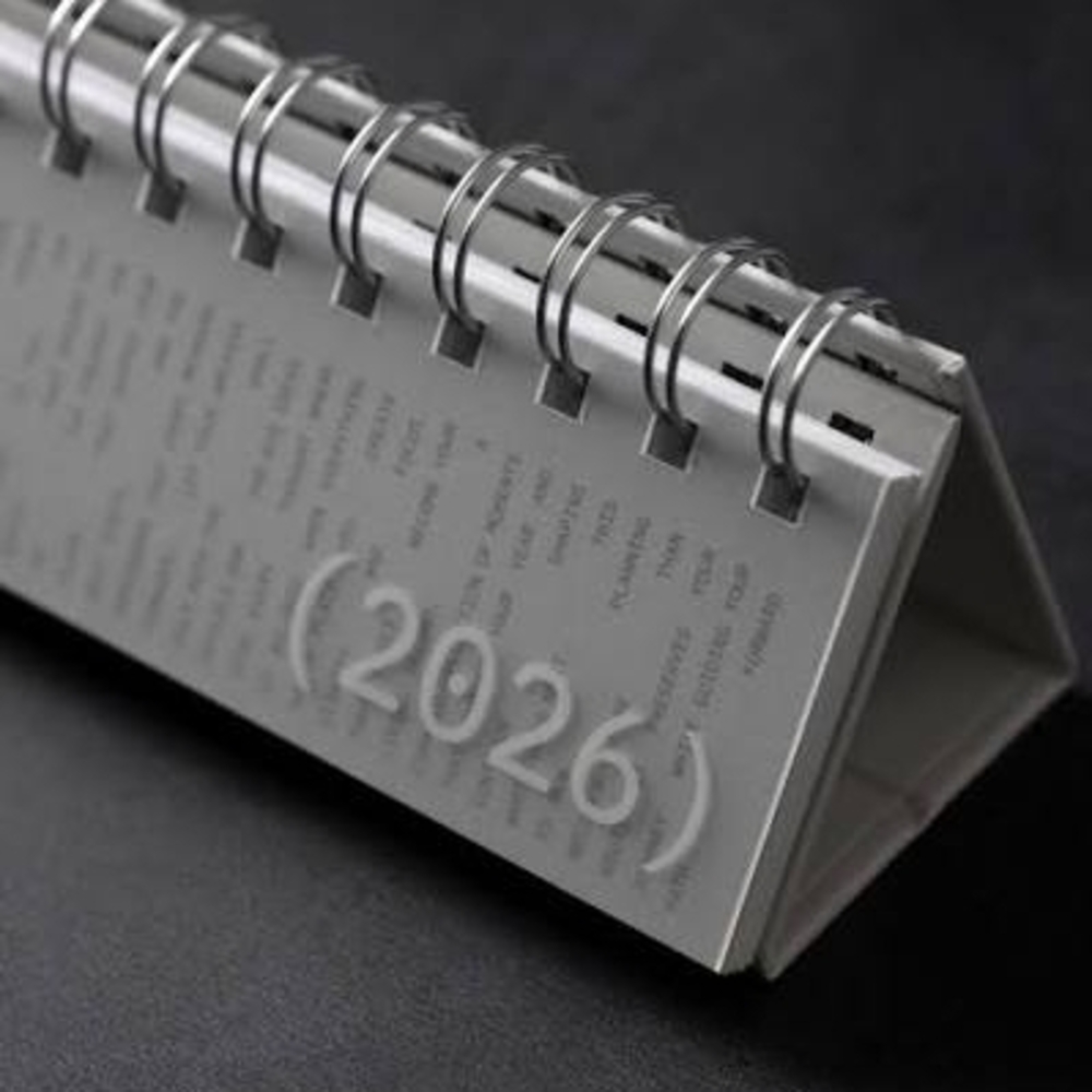 Cloth & Paper 2026 Horizontal Planner and Desk Calendar - BRAND NEW